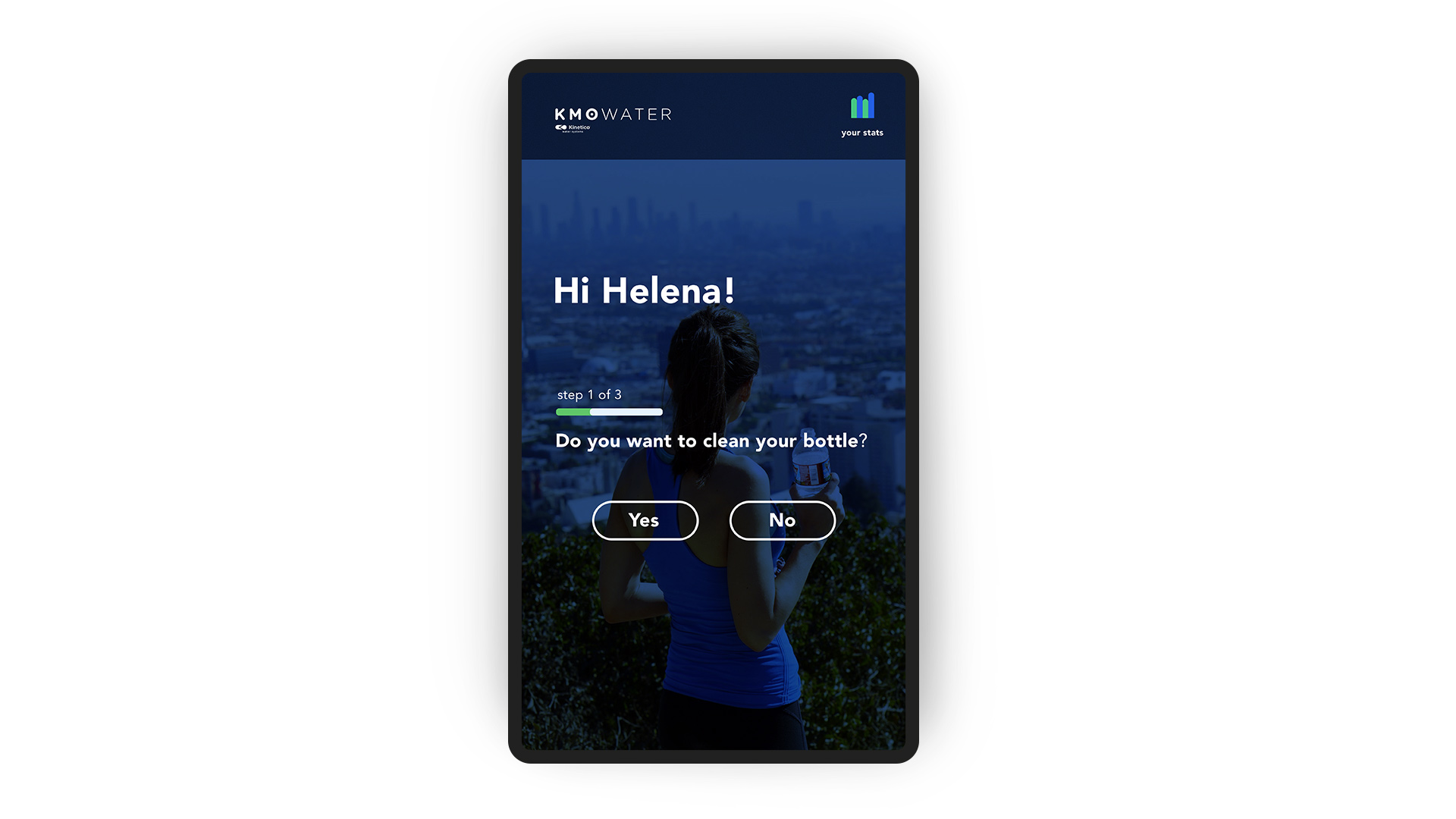 Diseño portada de App para pantalla tactil